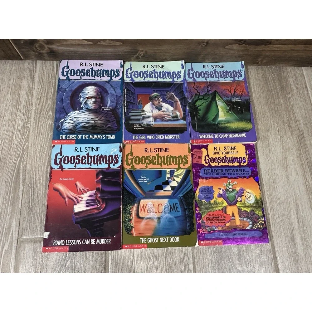 R.L. Stine 1st Print Edition Goosebumps Book Bundle - Assorted Lot - Horrorcore